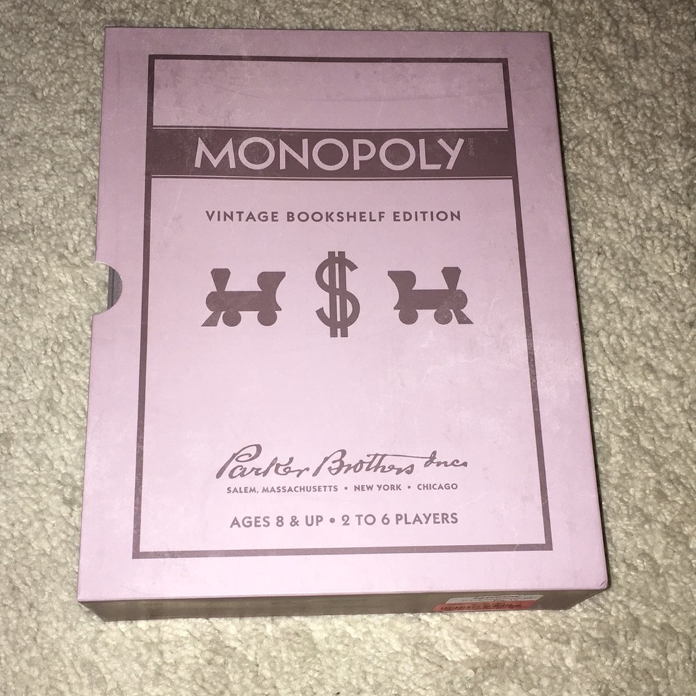 WS Game Company Collection of Vintage Bookshelf Board Games - Monopoly